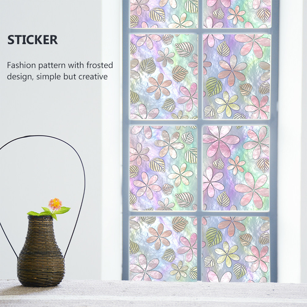 Home Bathroom Glass - สติกเกอร์แบบคงที่สำหรับหน้าต่าง ประตู ฟิล์มฝ้า ตกแต่งห้องน้ำ กระจกตกแต่ง ของใช้ในบ้าน