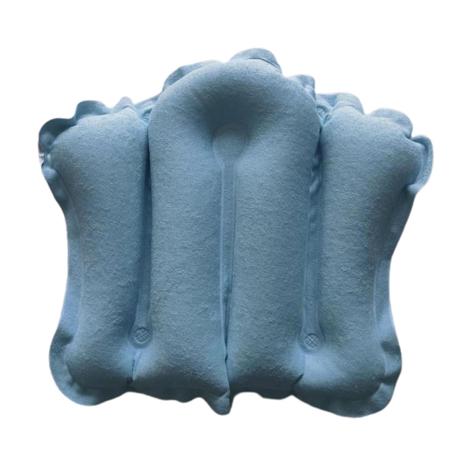 Bathtub Pillow Inflatable - หมอนอาบน้ําเป่าลม, เบาะอาบน้ําแห้งเร็ว, เบาะอาบน้ําอ่างอาบน้ํากันลื่นสําหรับสระว่ายน้ํา, อ่างอาบน้ํา, บ้าน, สปา