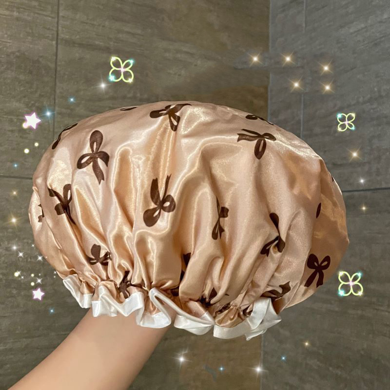 Home Essentials Bathroom Accessories - 2/3/5 ชิ้น หมวกอาบน้ำกันน้ำสองชั้น ป้องกันน้ำมันและควันในครัว ป้องกันฝุ่น รุ่นใหม่