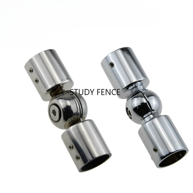 Home Hardware Bathroom Accessories - 2pcs สังกะสีอัลลอยด์รอบหลอดเชื่อมต่อประตูกระจกดึง Rod ห้องน้ํา Universal POLE