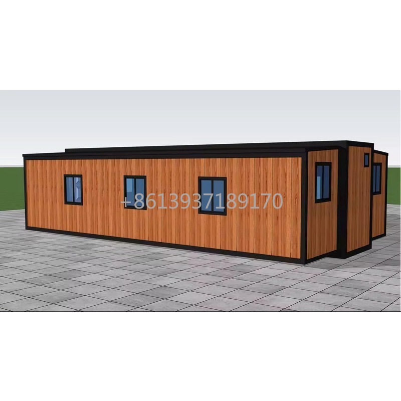 Tiny Home Bathroom Kitchen - บ้านสำเร็จรูปตู้คอนเทนเนอร์ขนาด 20 ฟุต สไตล์โมเดิร์นหรูหรา พร้อมอุปกรณ์ครบครัน 3