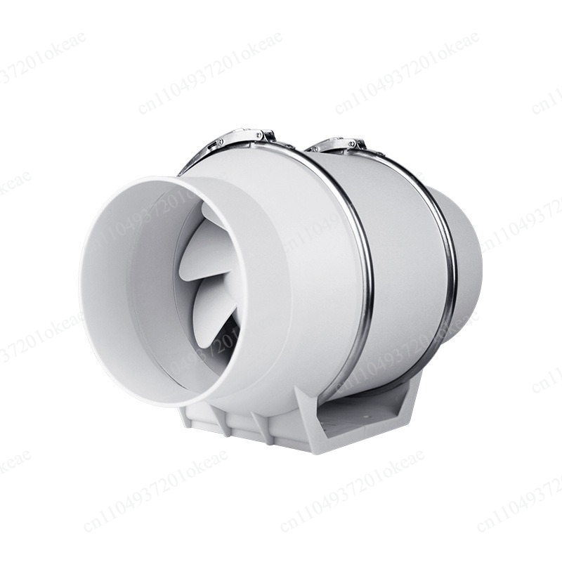 Home Bathroom Exhaust Fan - พัดลมดูดอากาศมอเตอร์ทองแดงแท้ สำหรับบ้าน เงียบสงบ ติดตั้งในท่อระบายอากาศ ห้องน้ำ ห้องครัว