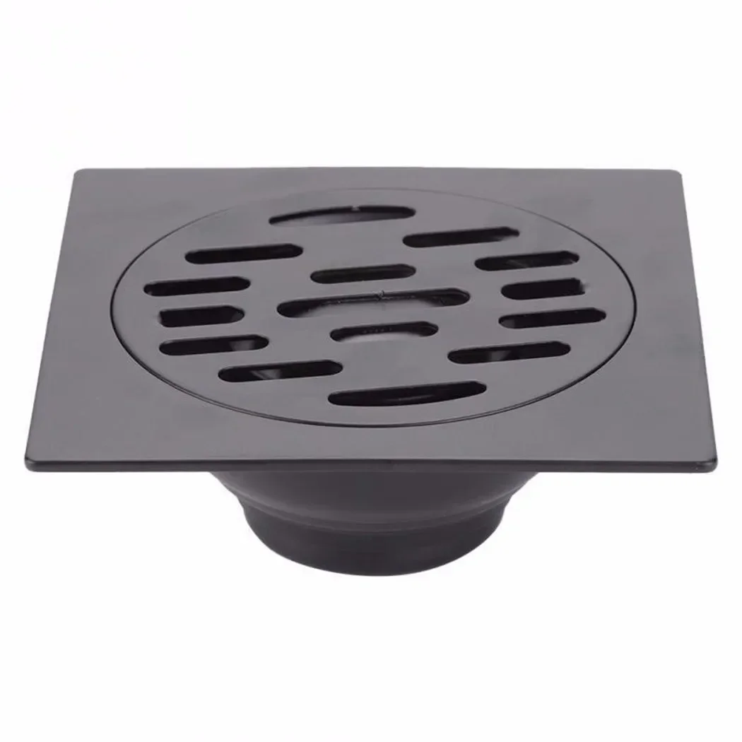 Home Hardware Bathroom Accessories - ห้องอาบน้ําฝักบัวท่อระบายน้ําชั้นสแตนเลสสแควร์ท่อระบายน้ําชั้น Home Anti-กลิ่น Drainer ห้องน้ํา Hair