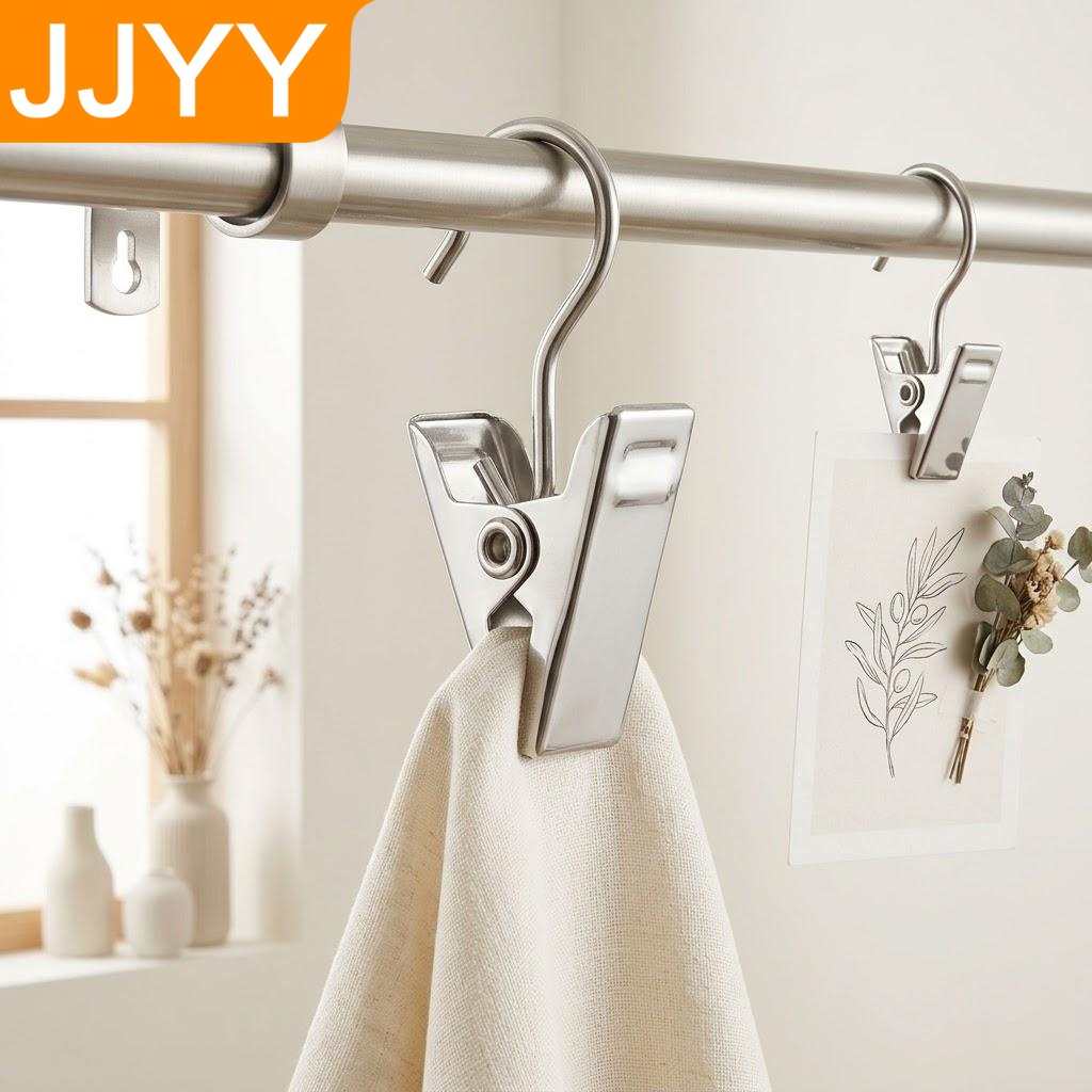 Home Hardware Bathroom Accessories - คลิปหนีบผ้าม่านแบบหนา 5 ชิ้น สำหรับห้องน้ำและตกแต่งบ้าน อุปกรณ์เสริมผ้าม่านที่ทนทาน อุปกรณ์ตกแต่งหน้าต่าง