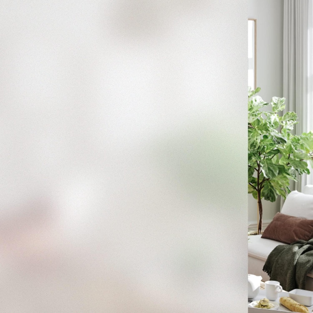 Home Bathroom Glass - ฟิล์มติดกระจกแบบฝ้า ป้องกันความเป็นส่วนตัว แบบยึดติดด้วยไฟฟ้าสถิต ไม่ใช้กาว นำกลับมาใช้ใหม่ได้ ควบคุมความร้อน