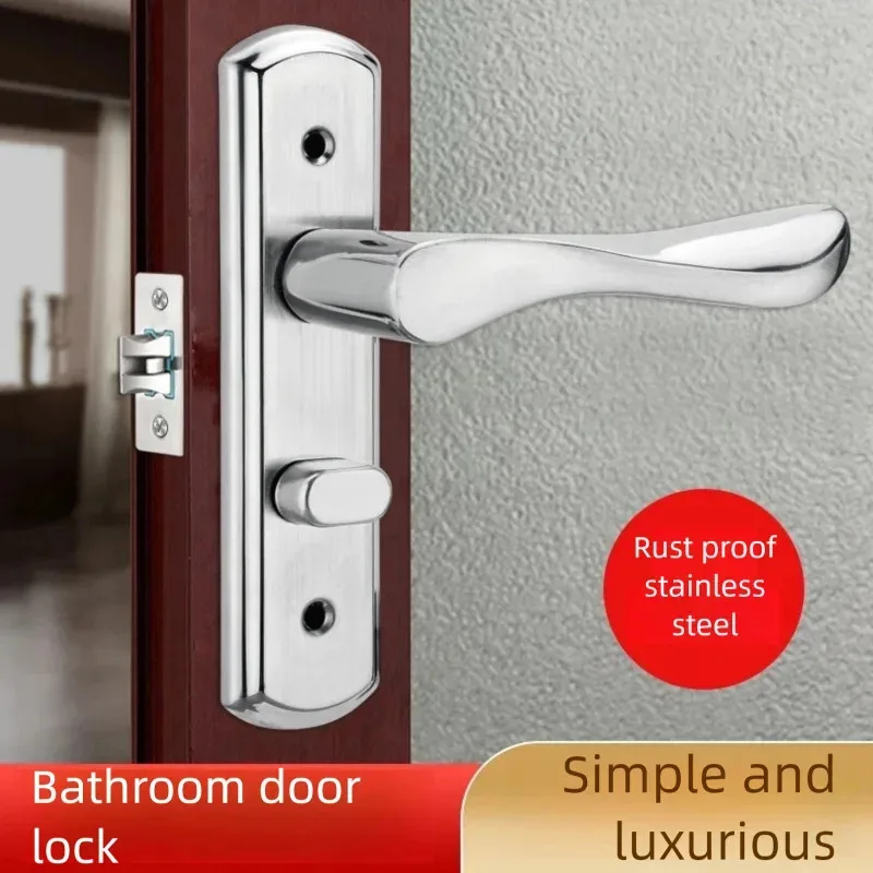 ชุดอุปกรณ์ล็อคประตูสแตนเลสแบบไ - Home Hardware Bathroom Accessories บทวิจารณ์และราคา