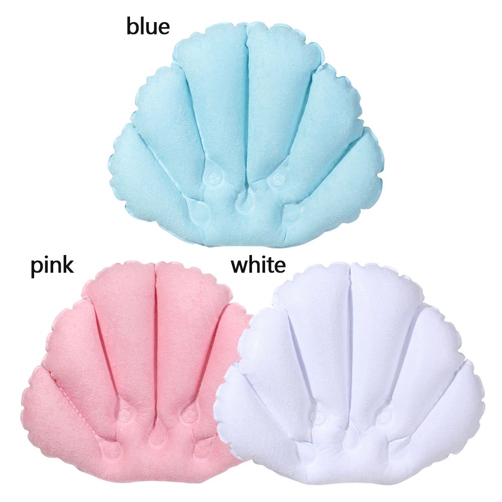 หมอนรองอาบน้ำแบบเป่าลมรูปพัดลม - Bathtub Pillow Inflatable บทวิจารณ์และราคา