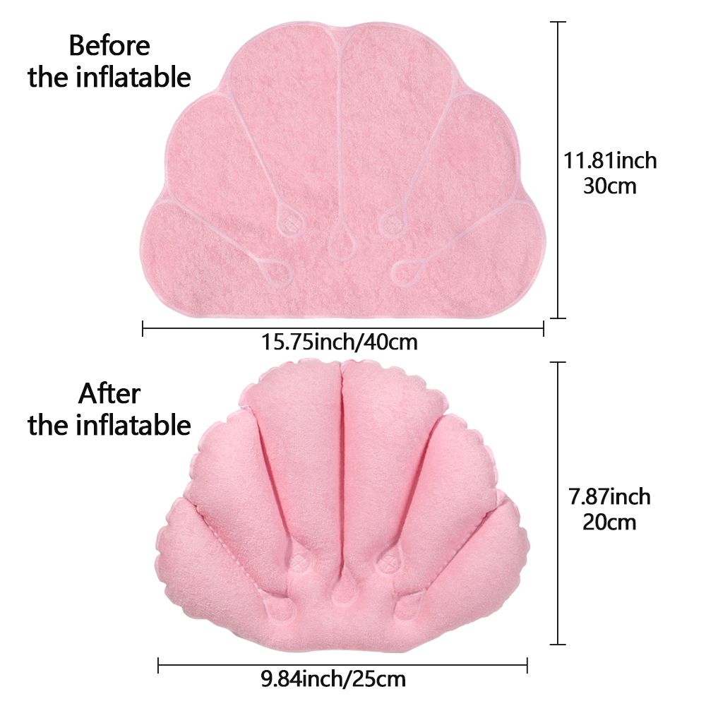 หมอนรองอาบน้ำแบบเป่าลมรูปพัดลม - Bathtub Pillow Inflatable บทวิจารณ์และราคา