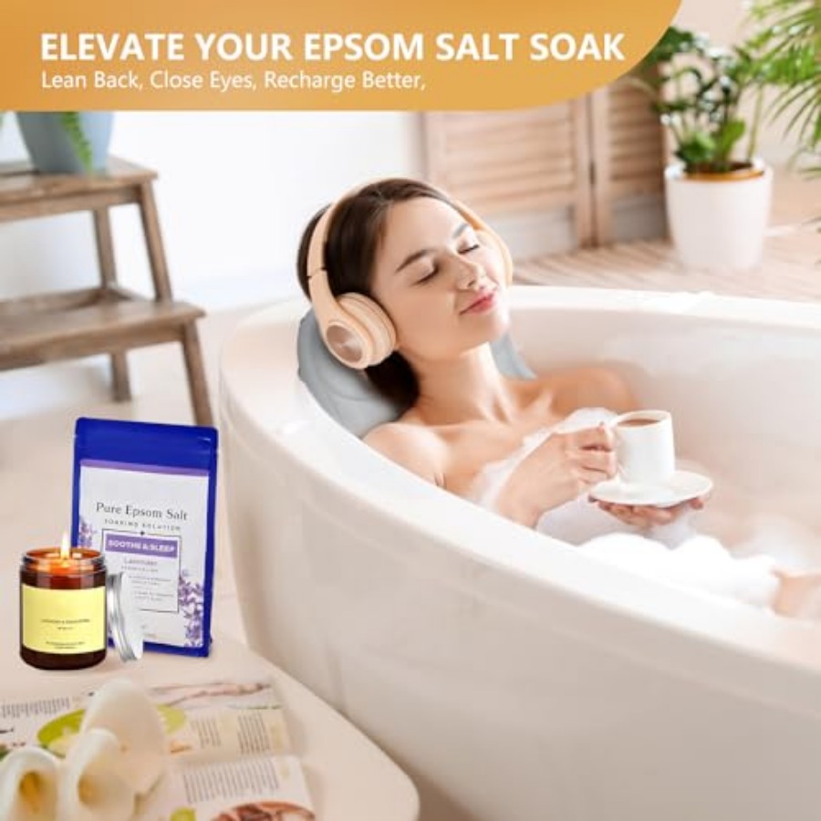 หมอนรองอาบน้ำแบบเป่าลมสำหรับอ่ - Bathtub Pillow Inflatable บทวิจารณ์และราคา