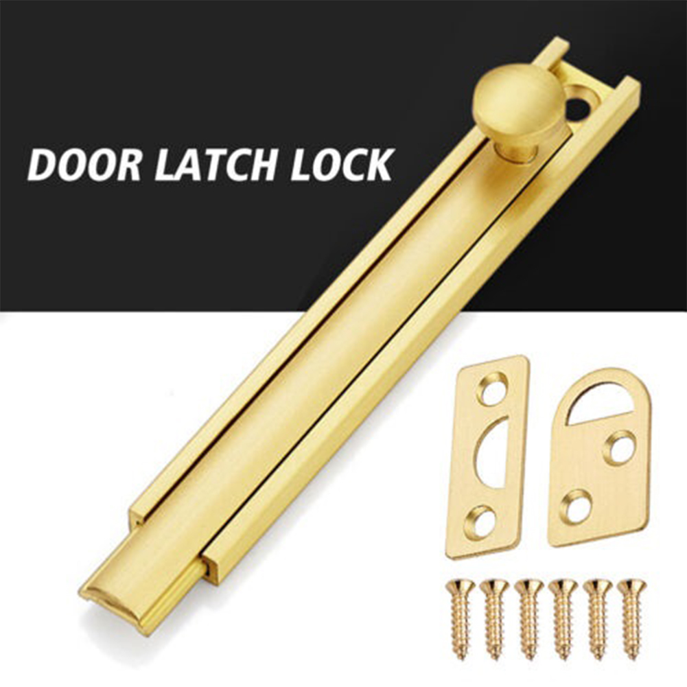 1 ชุด Barn สไลด์ Bolt ประตูล็อ - Home Hardware Bathroom Accessories บทวิจารณ์และราคา