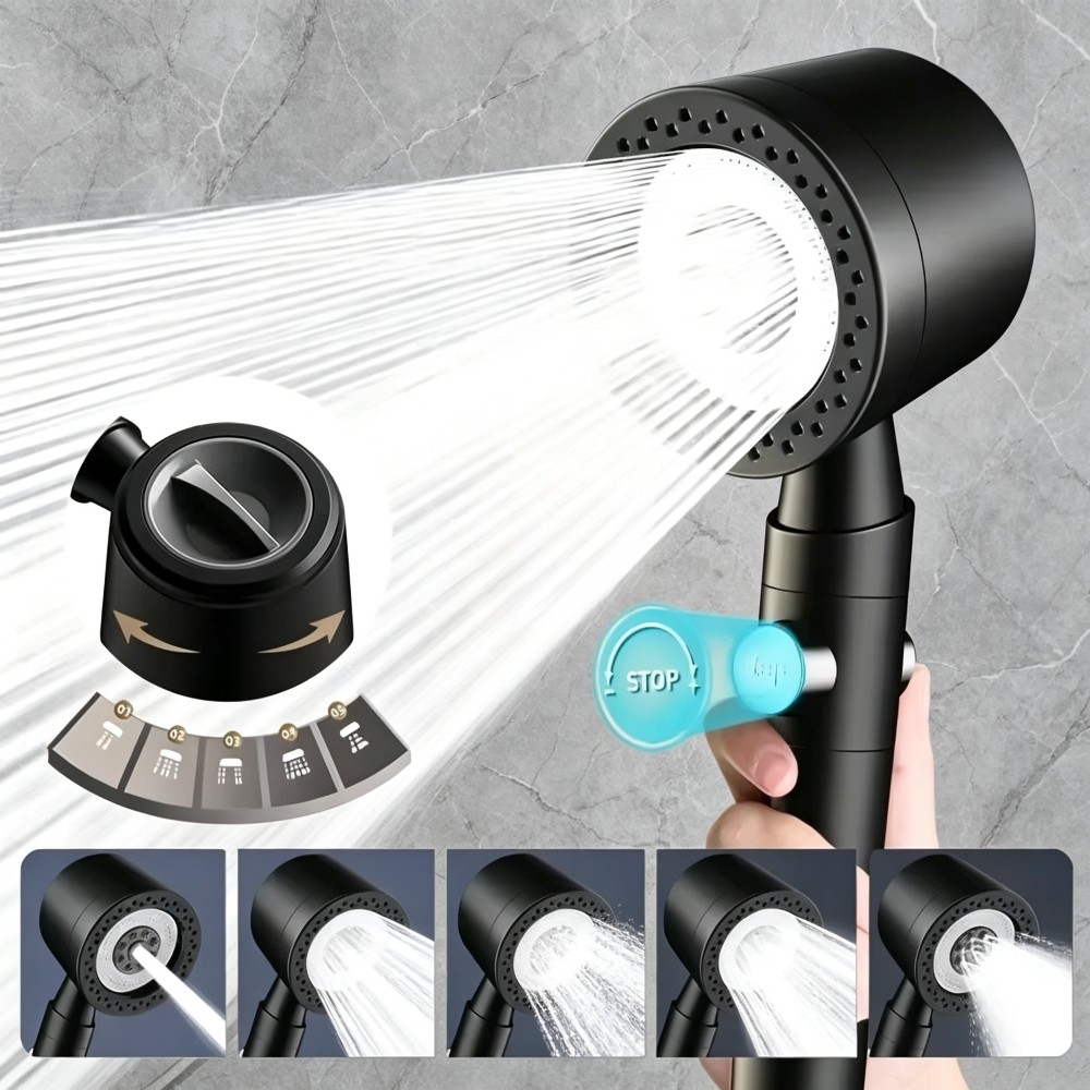 หัวฝักบัวแรงดันสูงแบบมือถือ ดี - Home One Bathroom บทวิจารณ์และราคา