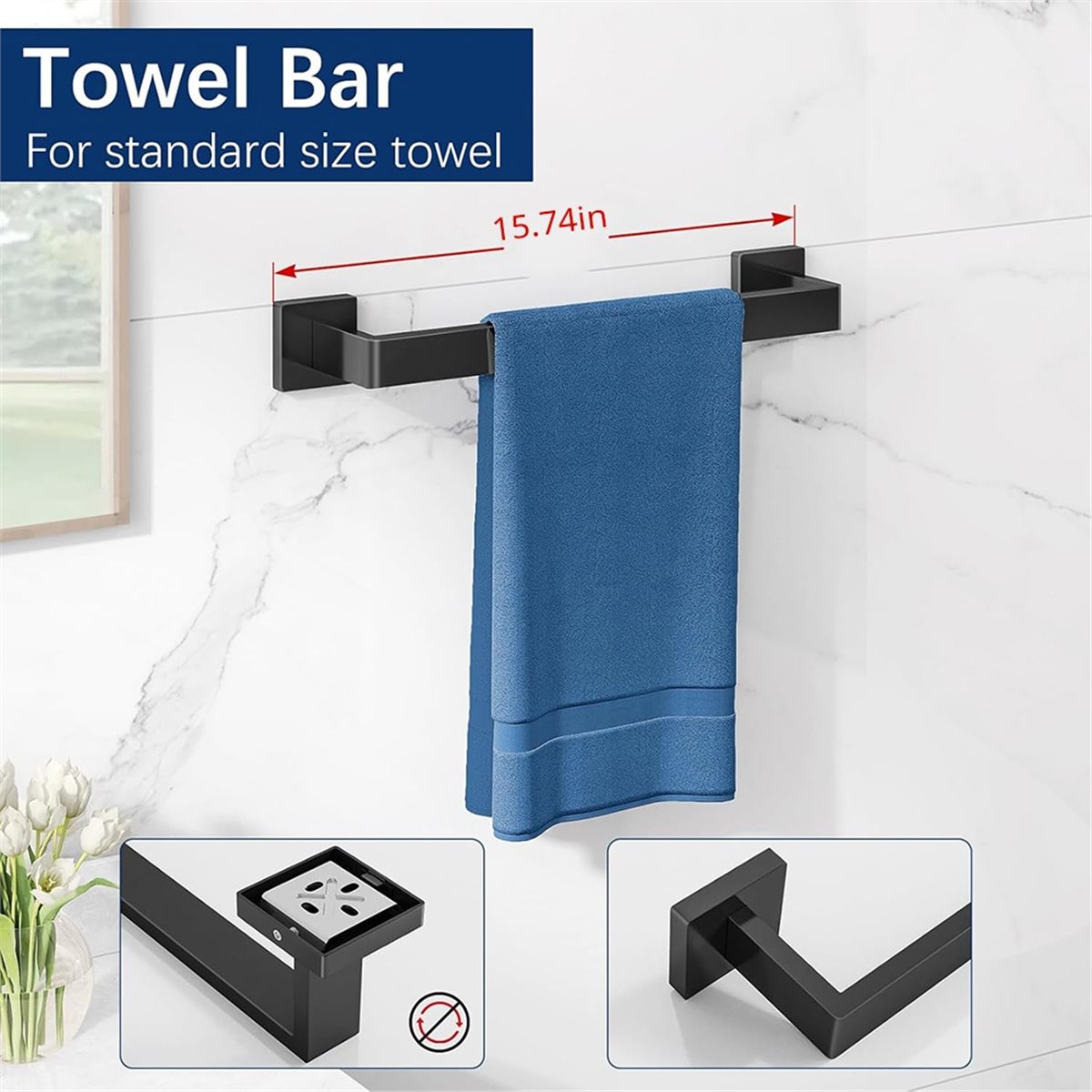 ชุดอุปกรณ์ห้องน้ำ 5 ชิ้น ชุดรา - Home Hardware Bathroom Accessories บทวิจารณ์และราคา