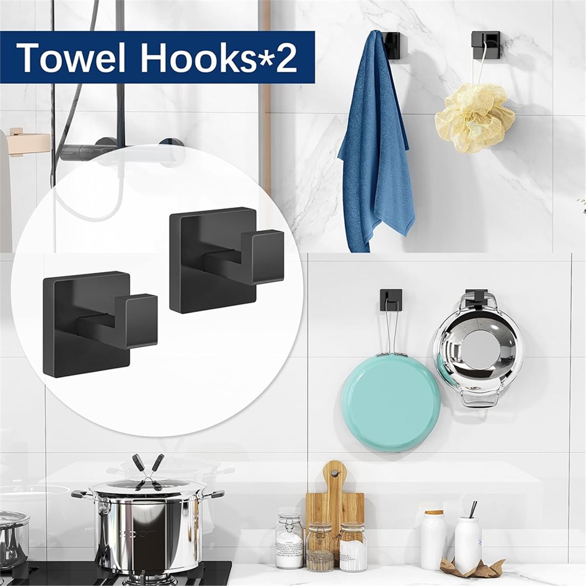 ชุดอุปกรณ์ห้องน้ำ 5 ชิ้น ชุดรา - Home Hardware Bathroom Accessories บทวิจารณ์และราคา