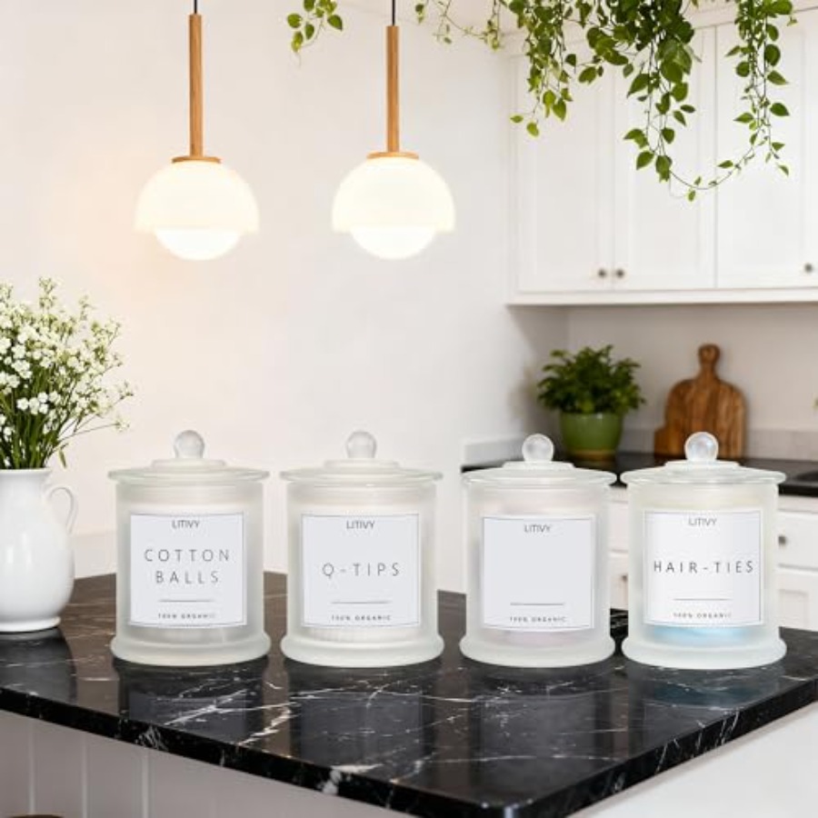 ชุดจัดระเบียบห้องน้ำ 4 ชิ้น -  - Home Bathroom Glass บทวิจารณ์และราคา