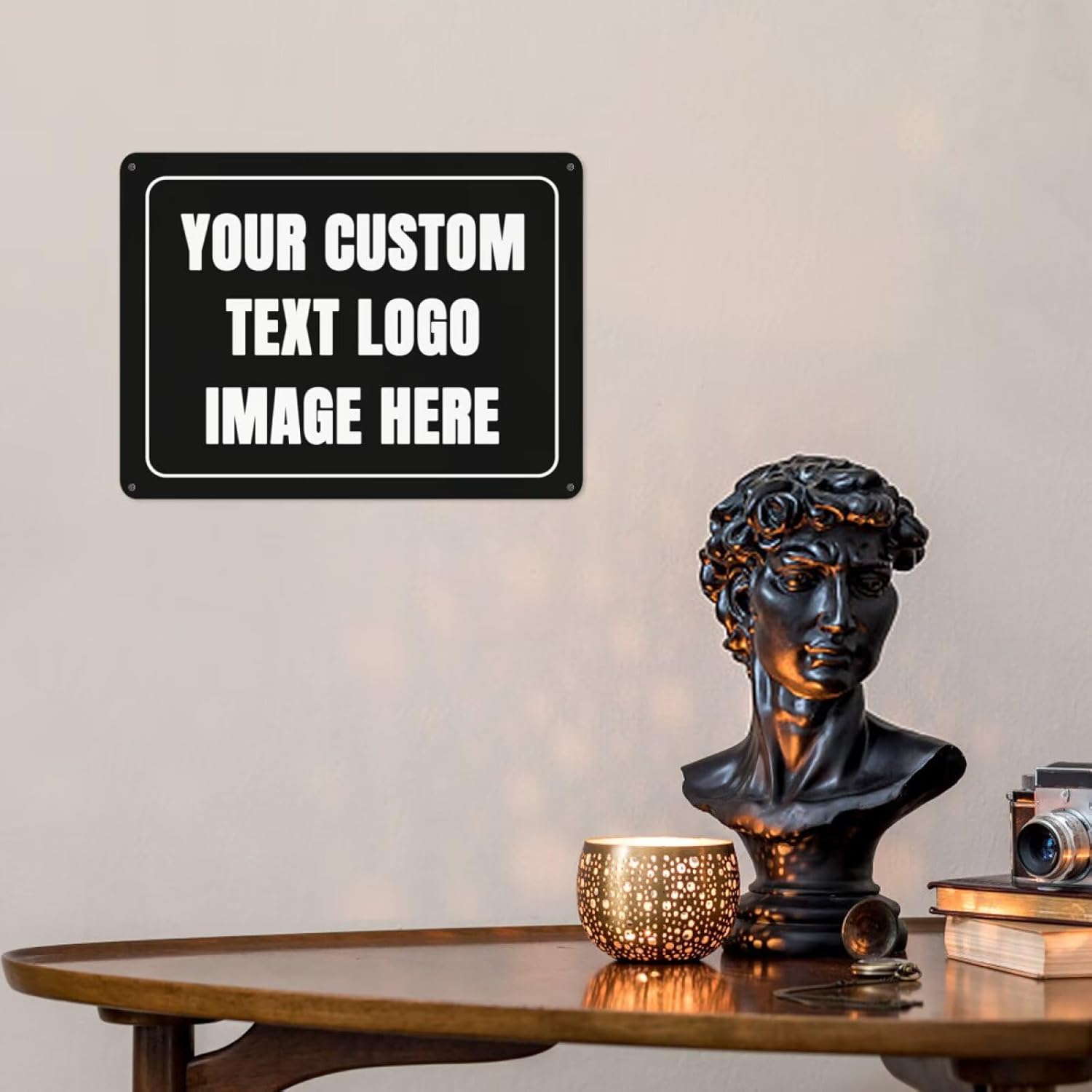 ป้ายโลหะสั่งทำ ออกแบบข้อความ ร - Home Bathroom Signs บทวิจารณ์และราคา