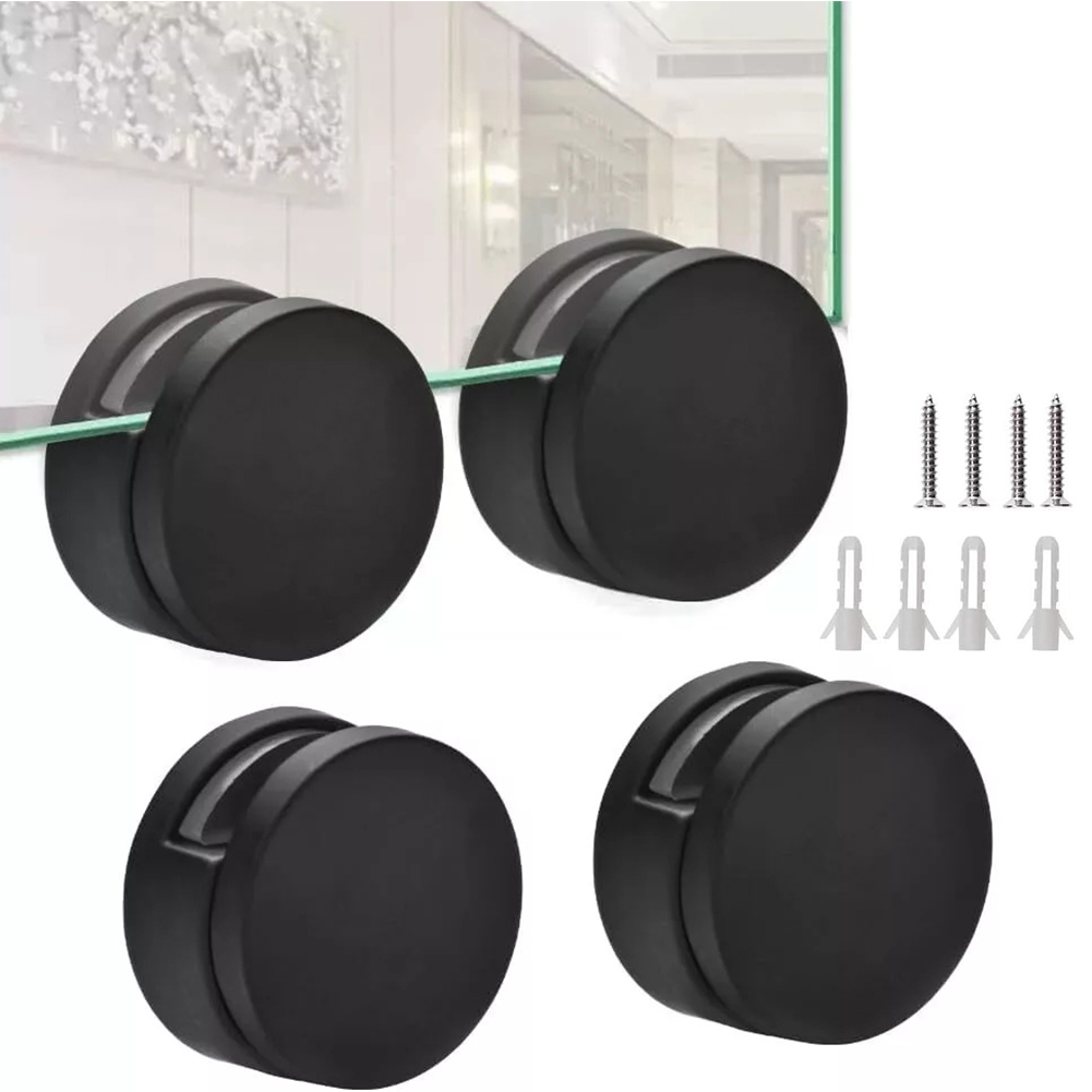 4pcs กระจก CLAMP ผู้ถือยึดสังก - Home Hardware Bathroom Accessories บทวิจารณ์และราคา