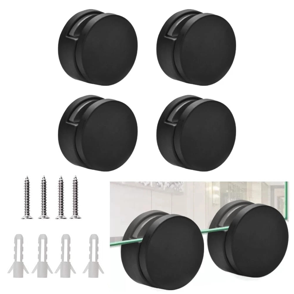 4pcs กระจก CLAMP ผู้ถือยึดสังก - Home Hardware Bathroom Accessories บทวิจารณ์และราคา