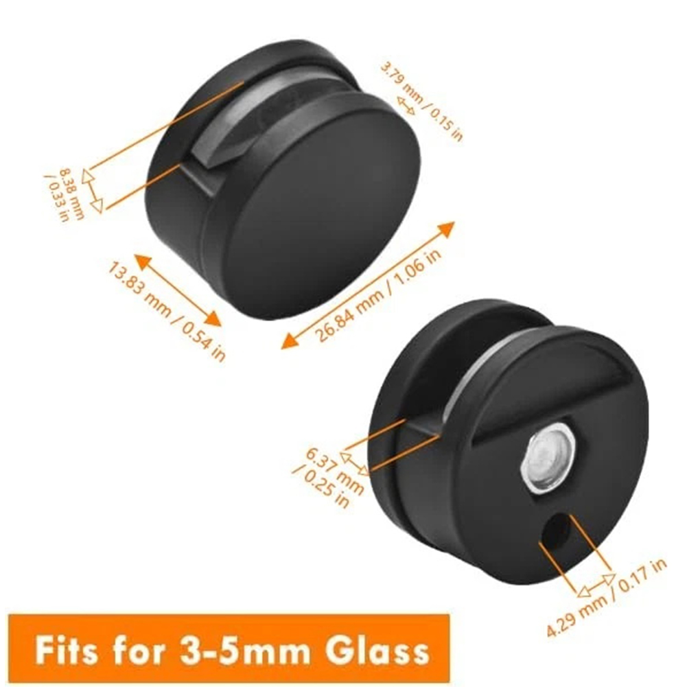 4pcs กระจก CLAMP ผู้ถือยึดสังก - Home Hardware Bathroom Accessories บทวิจารณ์และราคา