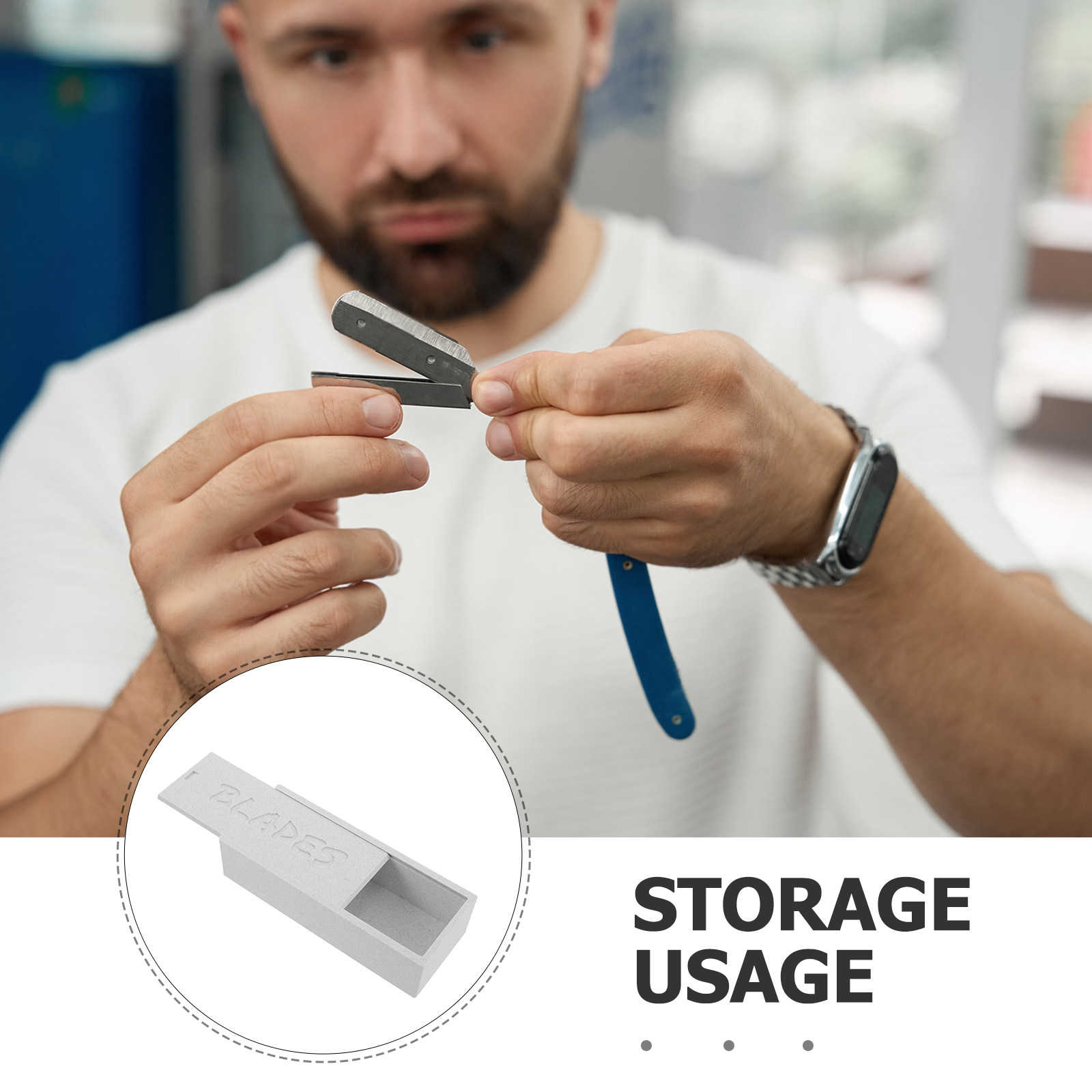 กล่องเก็บใบมีดปัตตาเลี่ยนแบบสอ - Home One Bathroom บทวิจารณ์และราคา