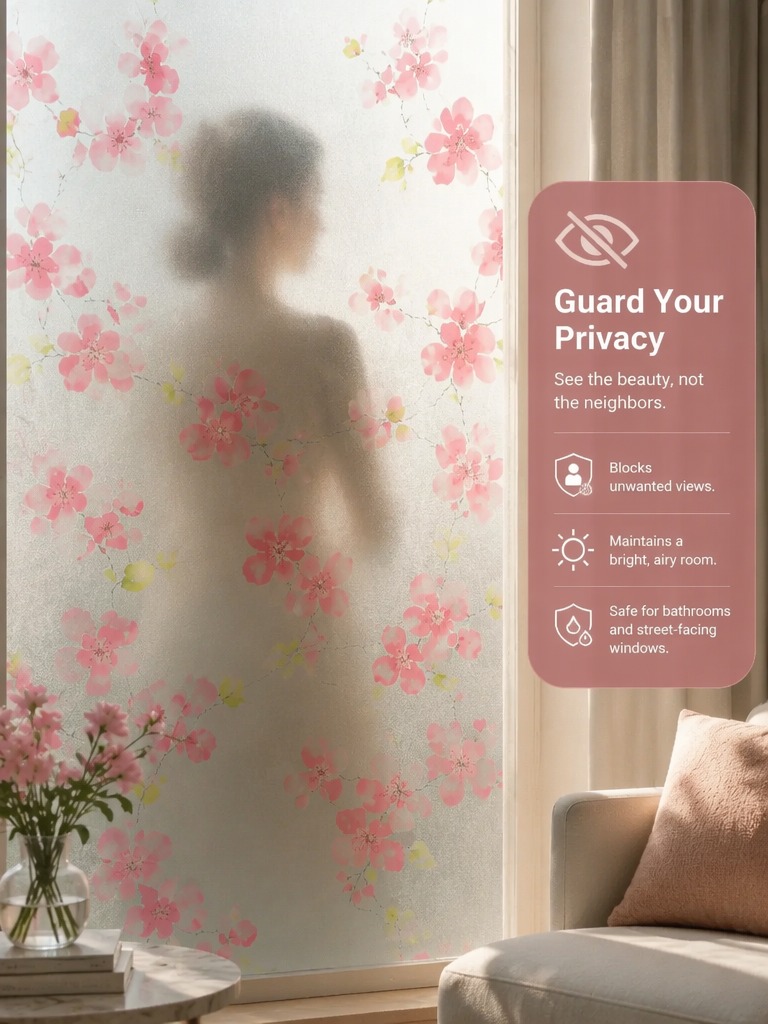 ฟิล์มติดกระจกฝ้าแบบโปร่งแสง ป้ - Home Bathroom Glass บทวิจารณ์และราคา