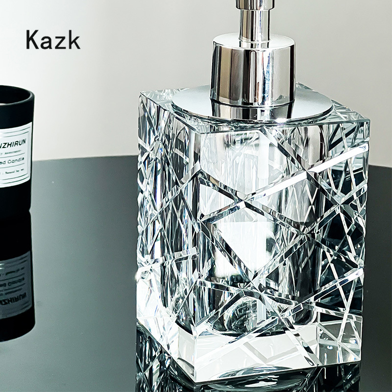 ขวดแก้วใส่แชมพูคริสตัลสำหรับห้ - Home Bathroom Glass บทวิจารณ์และราคา