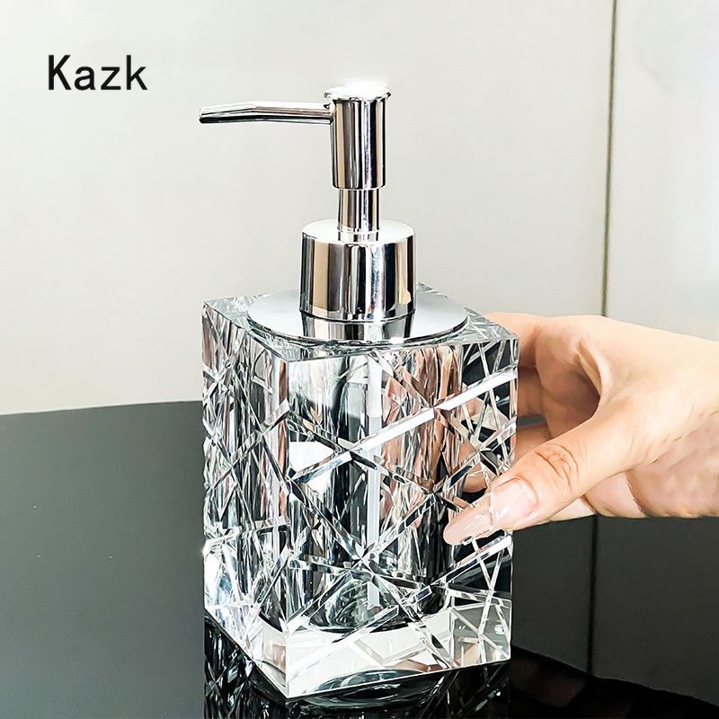 ขวดแก้วใส่แชมพูคริสตัลสำหรับห้ - Home Bathroom Glass บทวิจารณ์และราคา