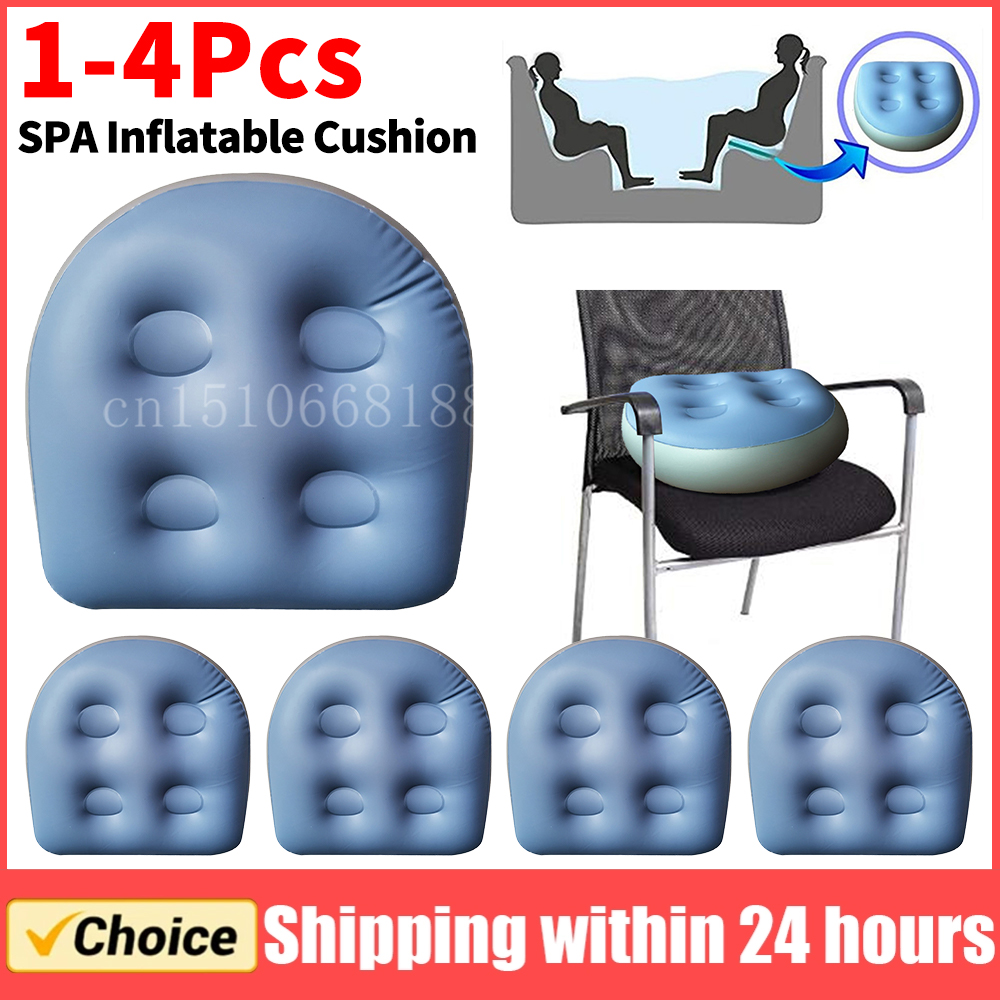 1-4 PCS SPA Inflatable Cushion - Bathtub Pillow Inflatable บทวิจารณ์และราคา