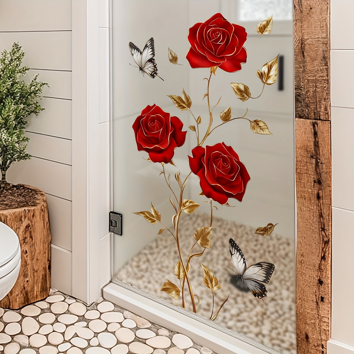 สติกเกอร์ติดหน้าต่างและผนังรูป - Home One Bathroom บทวิจารณ์และราคา