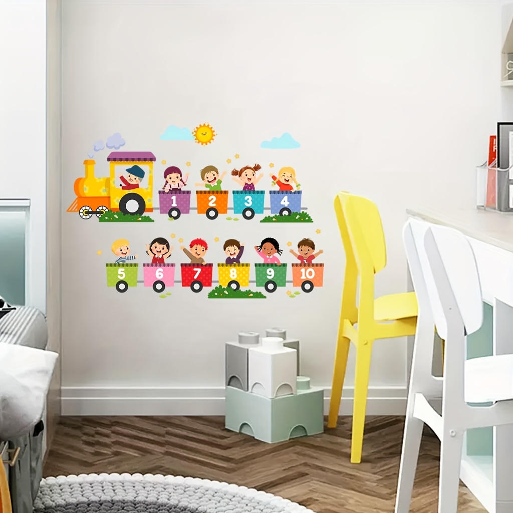 สติ๊กเกอร์ติดผนังลายการ์ตูนรถไ - Home One Bathroom บทวิจารณ์และราคา