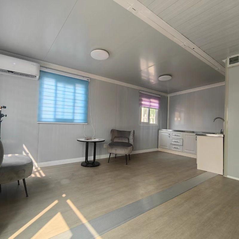 บ้านคอนเทนเนอร์พับได้ขนาด 20 ฟ - Tiny Home Bathroom Kitchen บทวิจารณ์และราคา