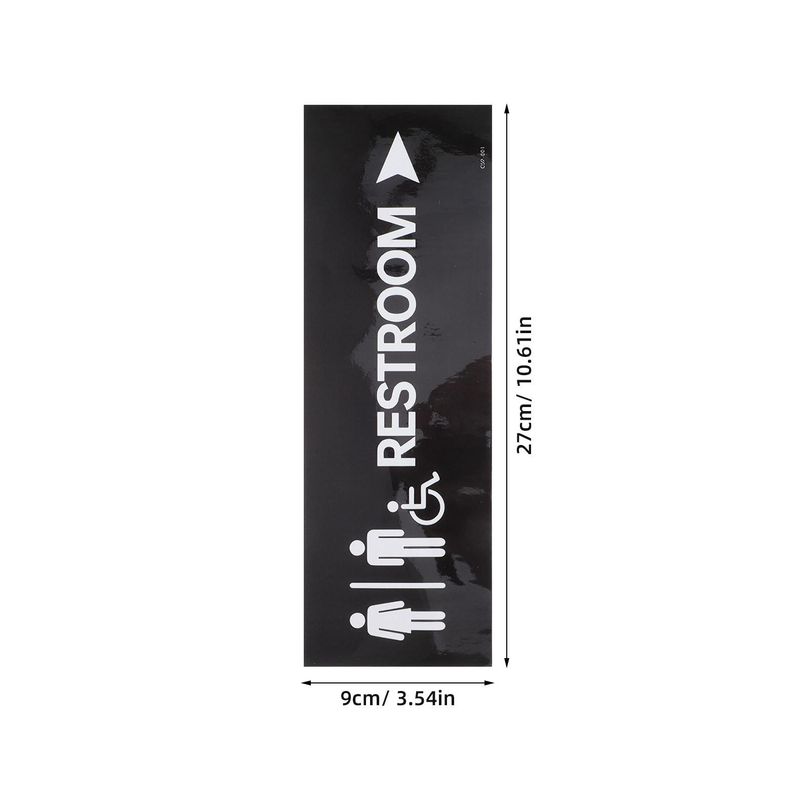 สติ๊กเกอร์ป้ายประตูห้องน้ำแบบม - Home Bathroom Signs บทวิจารณ์และราคา