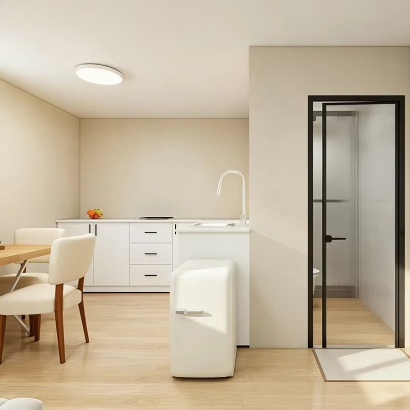 บ้านสำเร็จรูปหรูหราแบบขยายได้  - Tiny Home Bathroom Kitchen บทวิจารณ์และราคา
