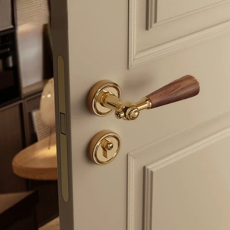 มือจับประตูไม้วอลนัท ล็อคประตู - Home Hardware Bathroom Accessories บทวิจารณ์และราคา
