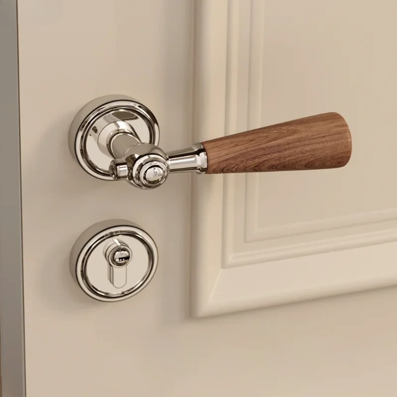 มือจับประตูไม้วอลนัท ล็อคประตู - Home Hardware Bathroom Accessories บทวิจารณ์และราคา