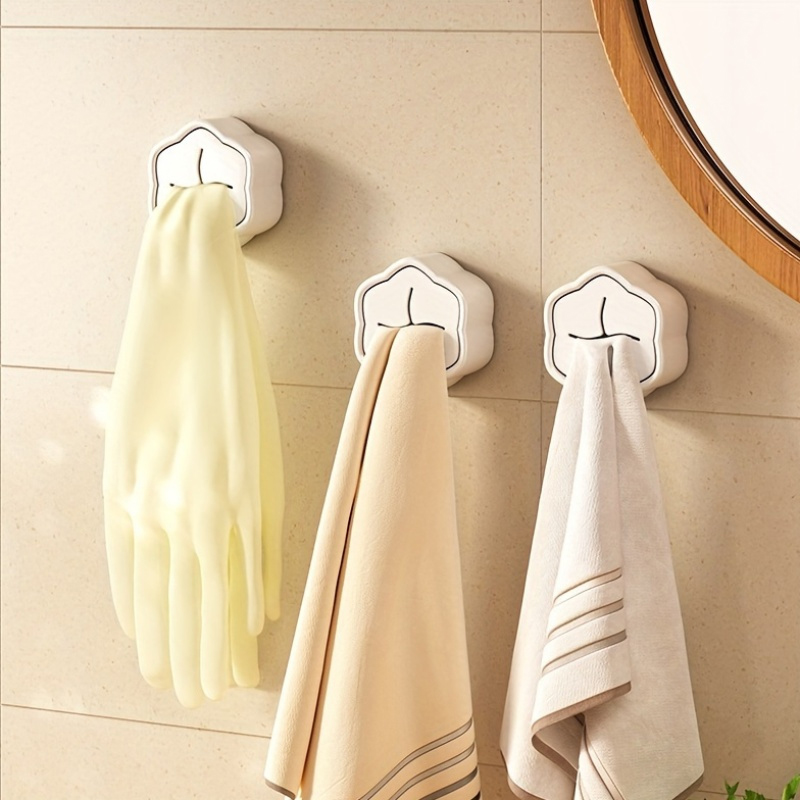 ที่แขวนผ้าเช็ดตัวแบบติดผนัง 6  - Tiny Home Bathroom Kitchen บทวิจารณ์และราคา