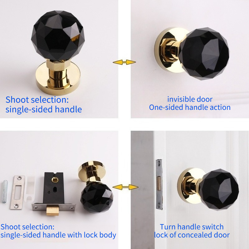 ล็อคประตูห้องน้ำทรงกลมแก้วคริส - Home Hardware Bathroom Accessories บทวิจารณ์และราคา