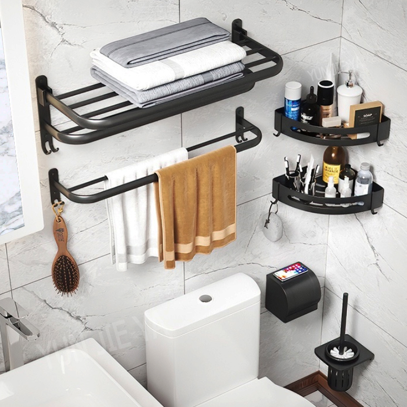 ราวแขวนผ้าเช็ดตัวแบบไม่ต้องเจา - Home Hardware Bathroom Accessories บทวิจารณ์และราคา