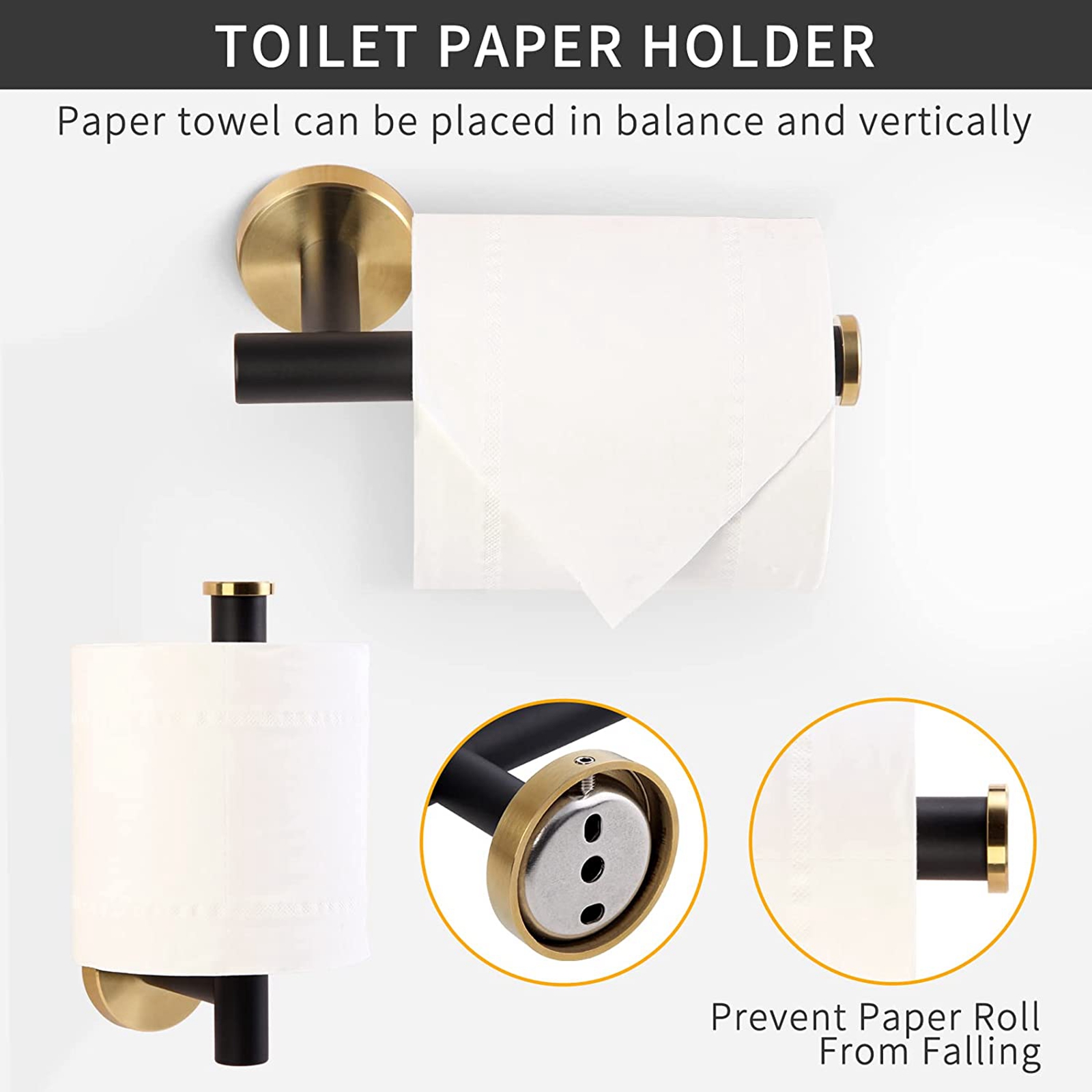 สแตนเลสอุปกรณ์ห้องน้ําชุดกระดา - Home Hardware Bathroom Accessories บทวิจารณ์และราคา