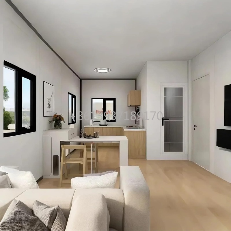 บ้านคอนเทนเนอร์พับได้ขนาด 20 ฟ - Tiny Home Bathroom Kitchen บทวิจารณ์และราคา