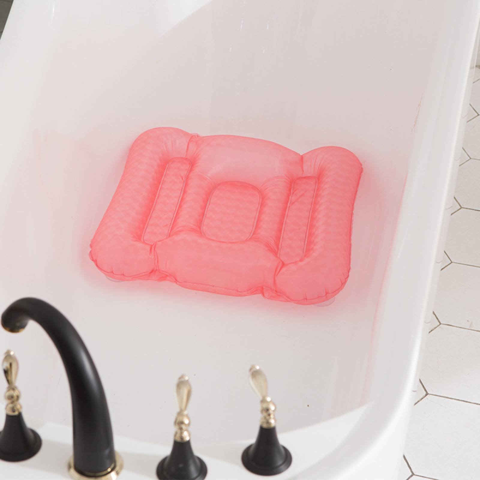 เบาะรองอาบน้ำแบบเป่าลม ผิวสัมผ - Bathtub Pillow Inflatable บทวิจารณ์และราคา