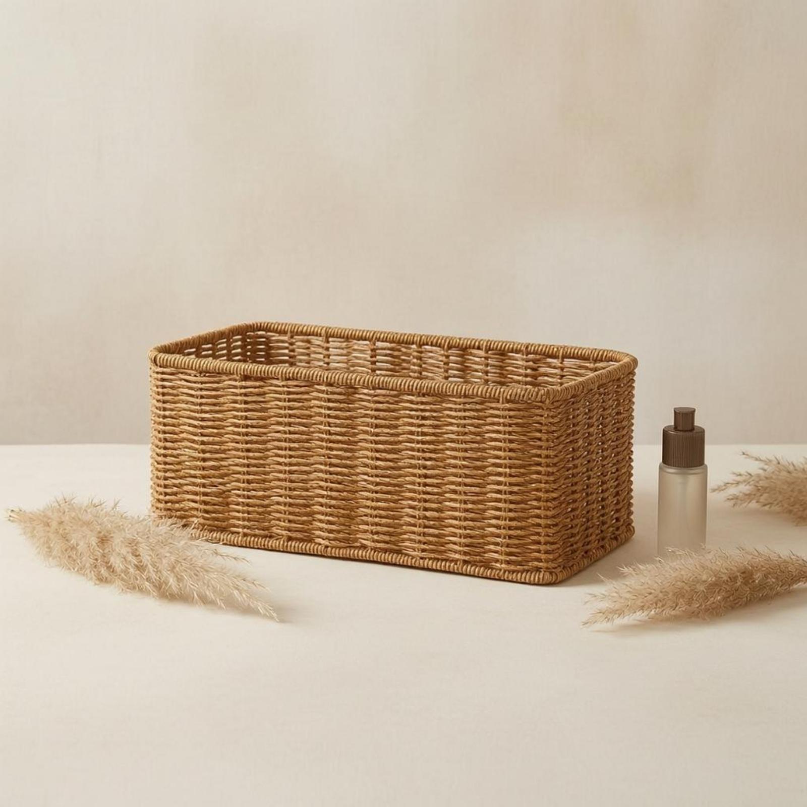 ตะกร้าเก็บของในห้องน้ำทำจากพลา - Home Essentials Bathroom Accessories บทวิจารณ์และราคา
