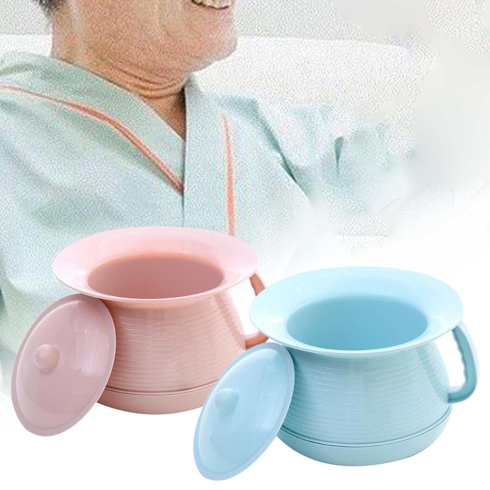 กระโถนปัสสาวะมีฝาปิดพร้อมที่ยก - Home Bathroom Urinal บทวิจารณ์และราคา